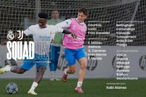 后防线仅5人！皇马战尤文名单：门迪179天后回归，阿诺德仍缺阵