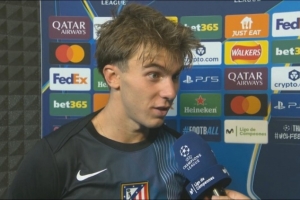 巴里奥斯：对0-4的结果很失望，一切发生得太快甚至还没反应过来