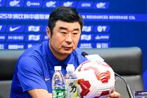 韩鹏：比赛中会给海港上更高的强度，谁夺冠谁保级和我们没关系