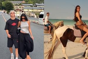 甜蜜姐弟恋🥰21岁加维晒照为23岁女友庆生，女友甜蜜互动❤️