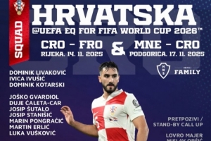克罗地亚名单：莫德里奇领衔，佩里西奇在列，科瓦契奇入选后伤退