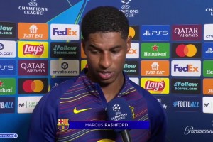 巴塞罗那大胜后讨论后防线，拉什福德：我不确定这四名后卫能否赢