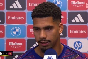 阿隆索赛后：我对维尼修斯有很多好感，这是我们会讨论的事情